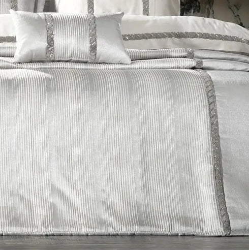 PRE-ORDER Grazia Silver Duvet & Bedpread Set